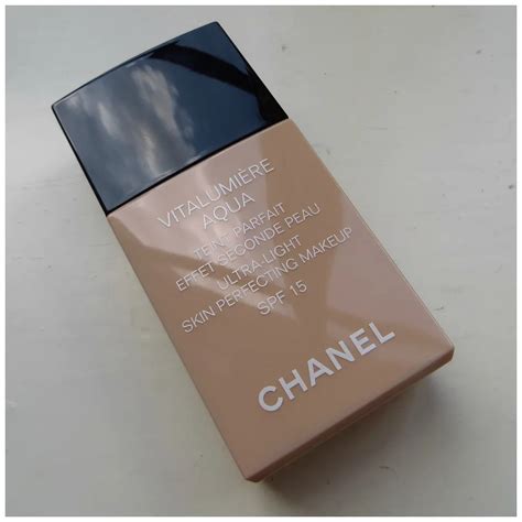 chanel vitalumiere aqua beige rose 32|Chanel vitalumiere aqua foundation review.